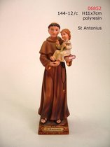 Sint Antonius met  Kindje Jezus - 12 x 3 x 3 cm - Beeld