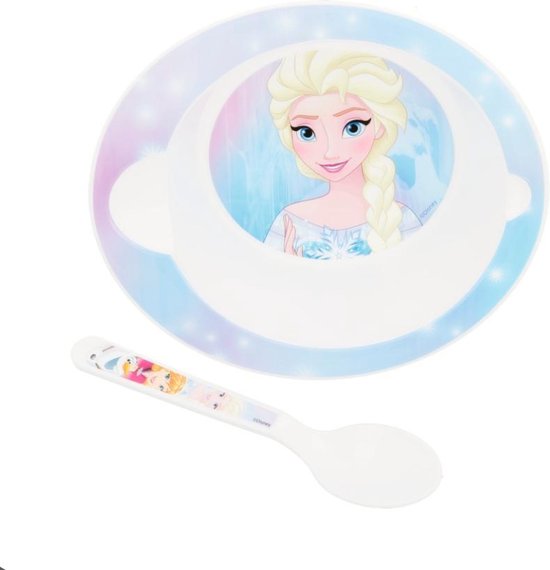 Ontbijtset Frozen (Kom en Lepel) van Mepal — afbeelding 2