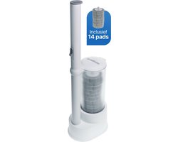 RevoBrush - WC Borstel met Houder - Wegwerp Toiletborstel -Met 14 Pads