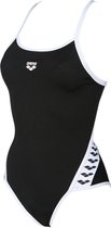 Arena - Badpak - Arena W Team Stripe Super Fly Back One Piece black-white - 36 (S)