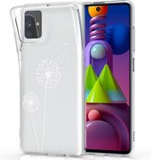 iMoshion Design voor de Samsung Galaxy M51 hoesje - Paardenbloem - Wit