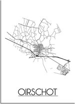 Oirschot Plattegrond poster A2 poster (42x59,4cm) - DesignClaudShop