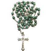 Rozenkrans -ketting -jade groen-Gebedssnoer- Charme Bijoux