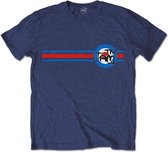 The Jam Heren Tshirt -XL- Target Stripe Blauw