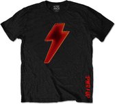 AC/DC Heren Tshirt -M- Bolt Logo Zwart