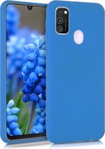 kwmobile telefoonhoesje voor Samsung Galaxy M30s - Hoesje voor smartphone - Back cover in surfblauw