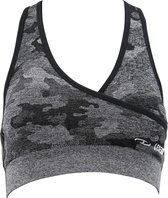 Dames Sport-BH Camo Black  L