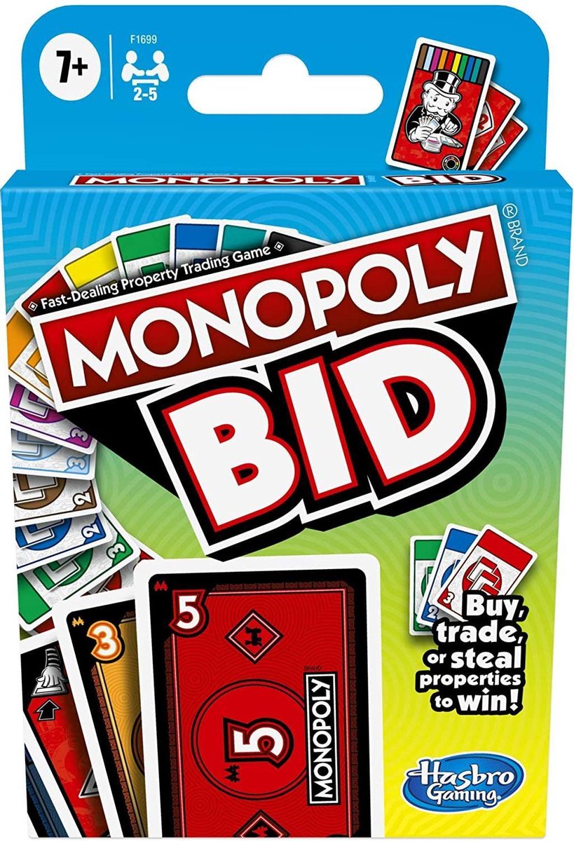 Monopoly Bid - Kaartspel