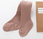 Elastische Rib Maillot voor baby meisje - Lever / Taupe / Mauve - Katoen | Baby - Meisje | 6-12 maanden | Babyshower - Kraamcadeau - Cadeau - Kraam - Babyfeest - Geboorte