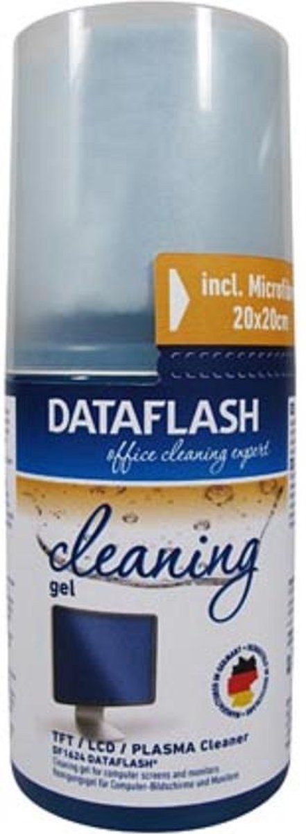 DataFlash TFT, LCD, Plasma Reinigingsgel voor beeldschermen 200 ml Incl. reinigingsdoek DF1624 1 stuk(s)