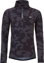 Rehall Dagger-R junior ski pulli met rits zwart dessin