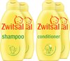 Zwitsal Baby - 2 x Shampoo en 2 x Conditioner - 4 x 200 ml - Voordeelverpakking