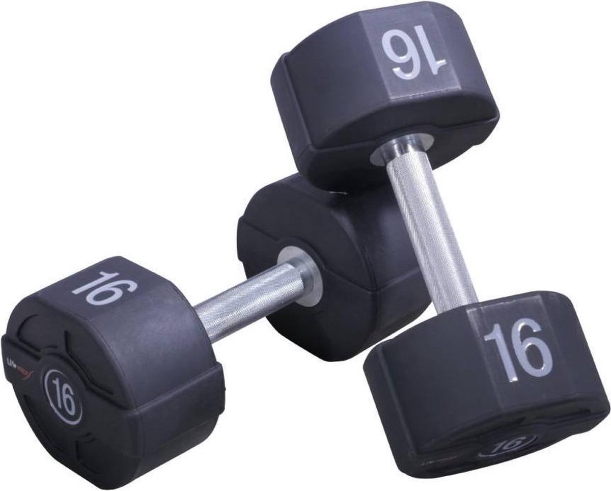 PU dumbbellset (2 stuks/set) - 46kg