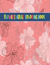 Flowers Adult Coloring Book