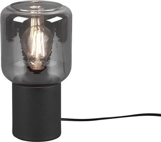 REALITY NICO - Tafellamp - Mat zwart - E27 - Binnenverlichting