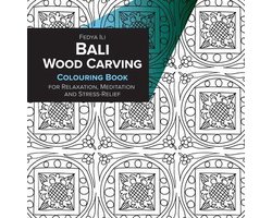 Bali Wood Carving Coloring Book