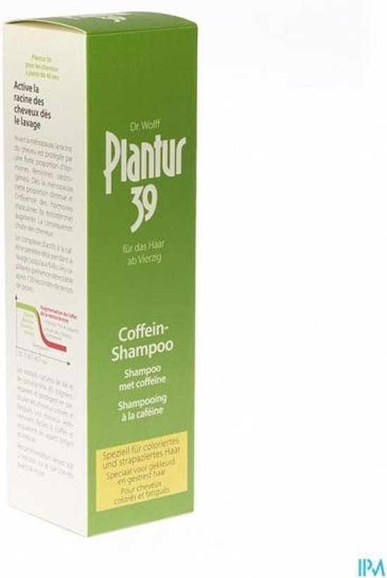 PLANTUR 39 SH COFFEINE GEKLEURD HAAR 250ML