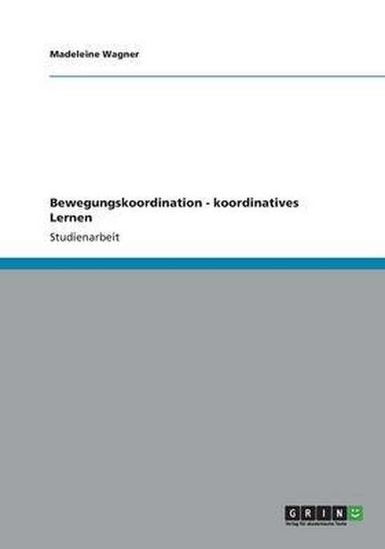 Bewegungskoordination - koordinatives Lernen - cover