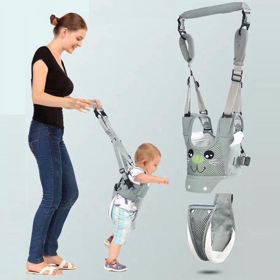 Apprendre A Marcher Sac A Dos Harnais Bebe Pour Enfants Chat Rose Bol Com