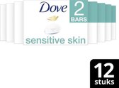 Dove Pure & Sensitive - 12 stuks - Zeep