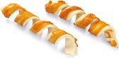 Beeztees Kauwtwister met Kip - hondensnack - 2st - 18cm