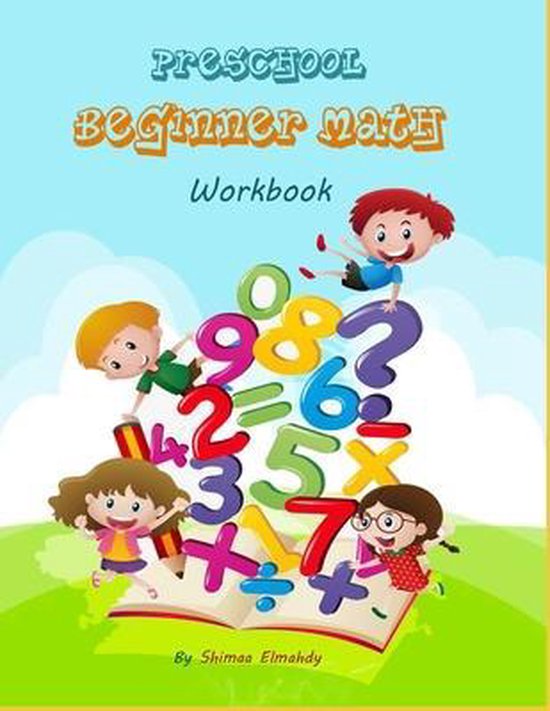 Preschool beginner Math workbook - cover