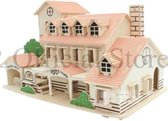 Houten 3D puzzel - Yili holiday villa - 141 onderdelen