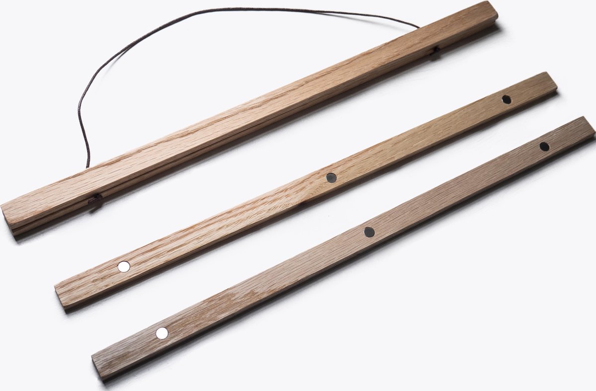 Eiken Posterhanger met Magneetbevestiging (40 cm) Eiken hout