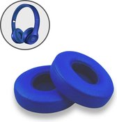 Oorkussens geschikt voor Beats By Dr. Dre Solo 2.0/3.0 wireless - Koptelefoon oorkussens voor Beats Solo blauw