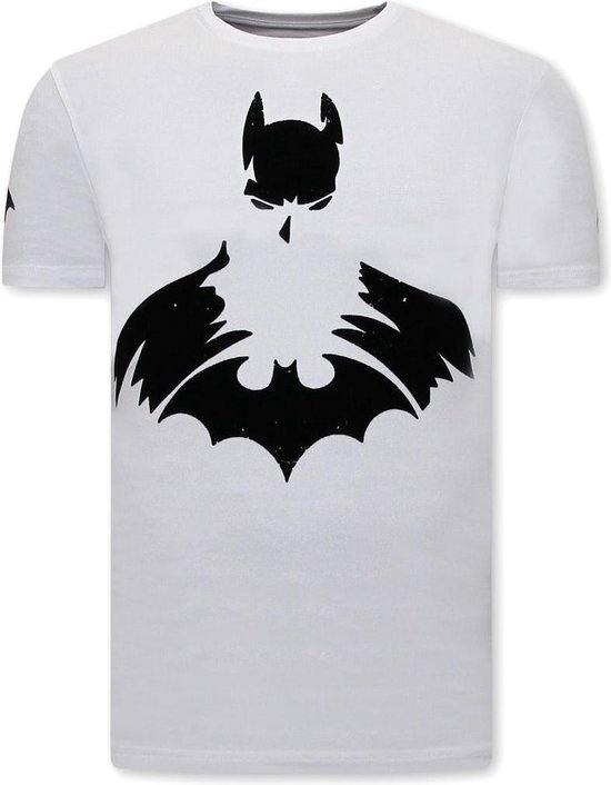 Foto: Coole shirts heren batman print wit