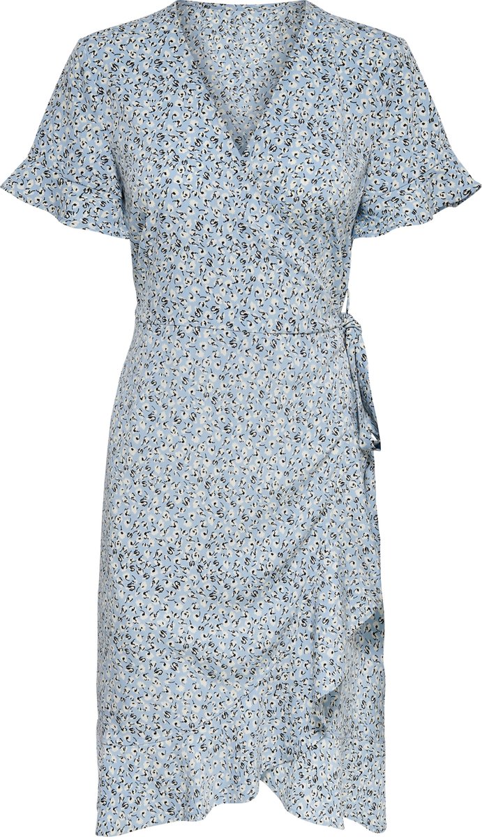 ONLY ONLOLIVIA S/S WRAP DRESS WVN NOOS Dames Wikkeljurk - Maat 38