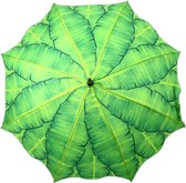 Esschert Design Paraplu Bladeren 104 X 88 Cm Polyester Groen