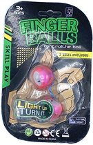 Finger Balls - Roze - Nieuwste fidget toys - fidget toys pakket - pop it - met led licht