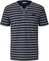 Tom Tailor Korte mouw T-shirt - 1020903 Blauw (Maat: XL)