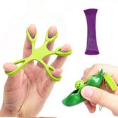 Fidget toys pakket onder de 15 euro - onder 10 euro - fidgets set - pea popper - finger grip - mesh-and-marble- 3 stuks