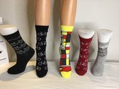 Fiet Design sokken - Fiets Sokken - Katoenen sokken - 5 paar- Maat 36-41