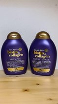 BodyBeautyCosmetics - Ogx - shampoo & conditioner - biotin en collagen