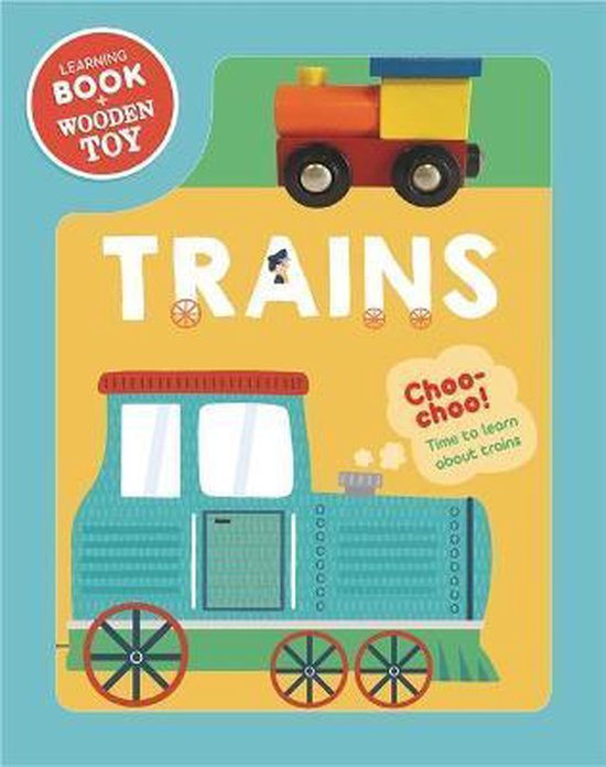 Book & Wooden Vehicle Trains, Autumn Publishing 9781800222694