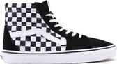 vans sk8 hi checkerboard white