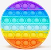 pop-it - Fidget toy - Regenboog -  Rond - Stress verminderend - speelgoed -tiktok - trend - rust gevend - educatief - cadeau tip !
