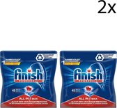 Finish All in 1 Max Regular Vaatwastabletten - 45 Stuks x2