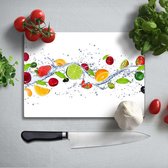 Frisse Fruiten | Snijplank | Glazen Snijplanken | 35×25 cm | 4 mm