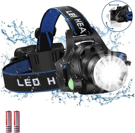 Solar Head Lamp - krachtige 7-led hoofdlamp - laadt zichzelf in de zon op