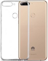 Hoesje CoolSkin3T - Telefoonhoesje voor Huawei Y6 2018 / Y6 Prime 2018 - Transparant wit