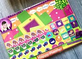 Happy Planner beloningsbord voor kinderen, Spelenderwijs leren Roze, Oranje