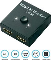 Kanaan Bi-Directionele HDMI Schakelaar - HDMI Switch - 4K - 3D - HDMI 2.0 - Xbox - Playstation - TV - Monitor - PC