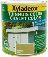 Abri de jardin Xyladecor Color - Teinture à bois - Olivier - Mat - 1L
