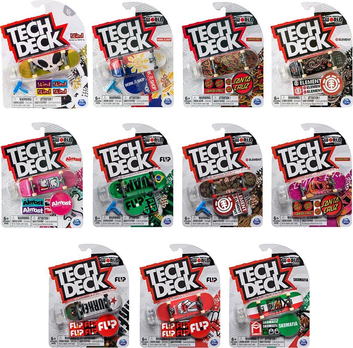 Tech Deck Series 14 DGK Skateboards Thoro Film Fingerboard Tech Deck