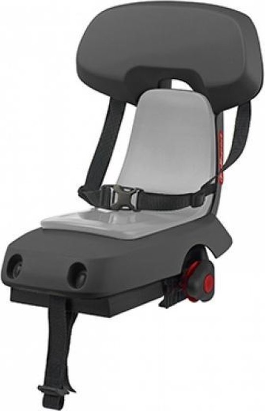 Polisport Guppy Duo junior Fietsstoeltje Achter - Grijs | bol.com