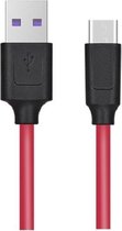 HOCO X11 Rapid - USB naar USB-C Kabel - 5A Fast Charging Kabel - Snellader Kabel - 1,2 meter - Rood/Zwart